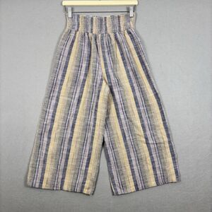 Free People Moonlight Pull On Pants In Beige Orange Boho High-Rise Size Small